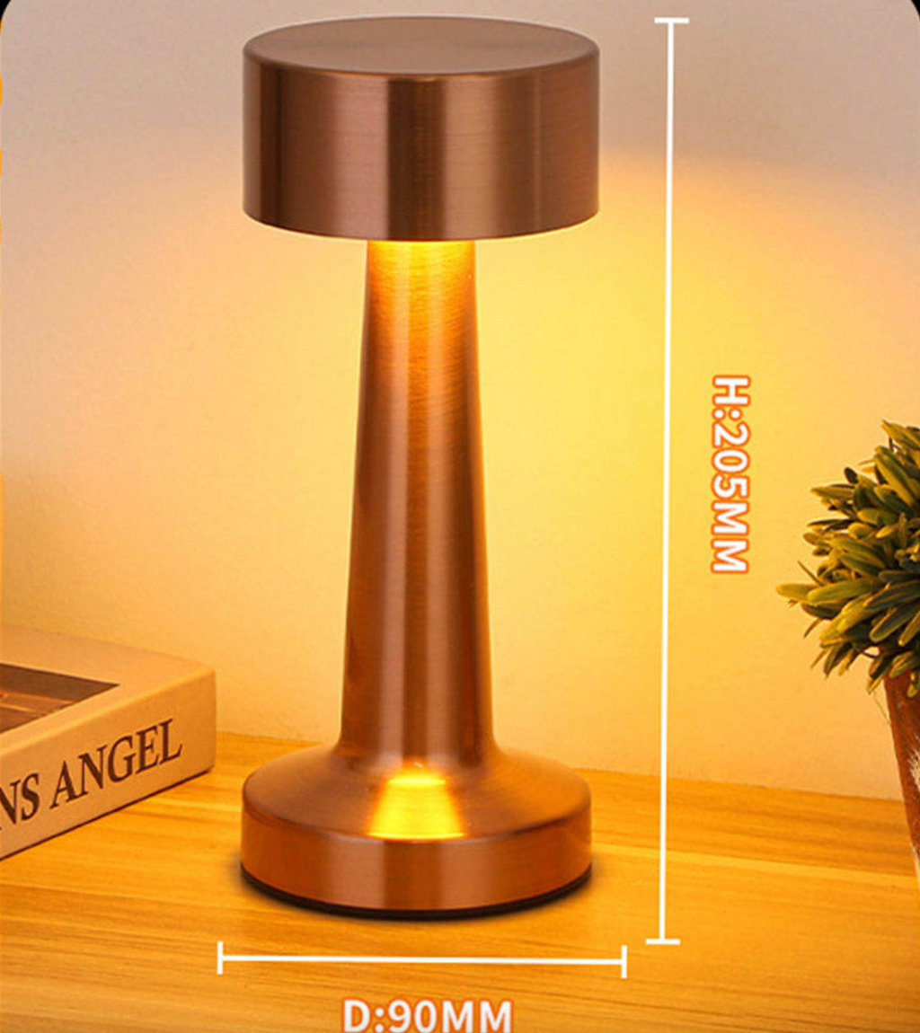 Minimalist Rechargeable LED Table Lamp – Touch Sensor Modern Desk Light