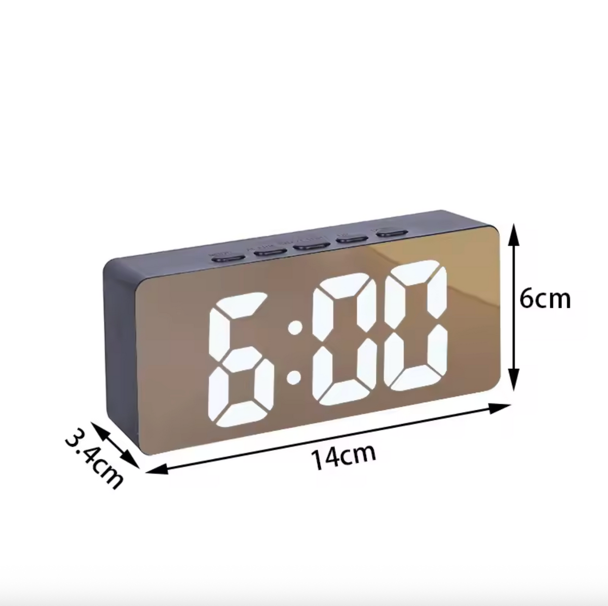 Nordic Style LED Digital Alarm Clock – Multifunctional Electronic Desk Clock for Students